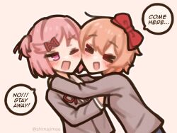 natsuki (doki doki literature club) from doki doki literature club