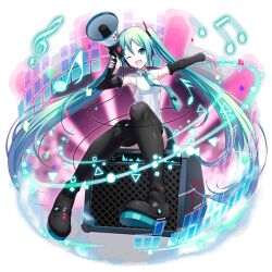 hatsune miku from vocaloid