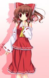 hakurei reimu from touhou by shefu