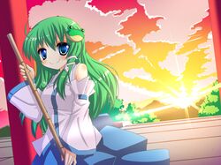 kochiya sanae from touhou by shefu