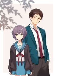 kyon from suzumiya haruhi no yuuutsu