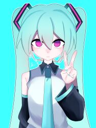 hatsune miku from vocaloid