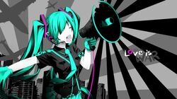 hatsune miku from vocaloid