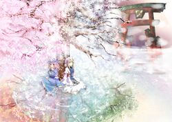 saigyouji yuyuko from touhou by maisaki miyabi
