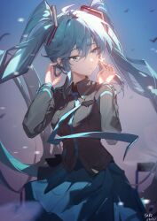 hatsune miku from vocaloid