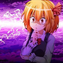 rumia from the embodiment of scarlet devil by eo (artist)