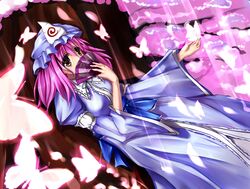 saigyouji yuyuko from touhou by baisi shaonian