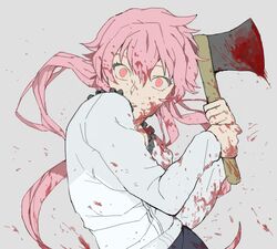 gasai yuno from mirai nikki