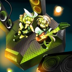 kagamine len from vocaloid by snail8