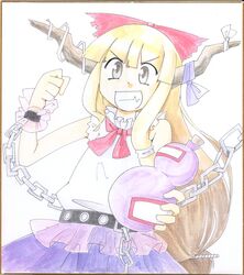 ibuki suika from touhou by arnest