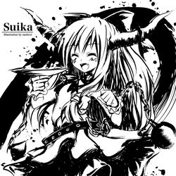 ibuki suika from touhou by tsunbeji