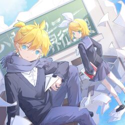 kagamine len from how to sekai seifuku (vocaloid)