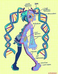hatsune miku from vocaloid