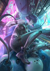 kusanagi motoko from ghost in the shell by chen yue