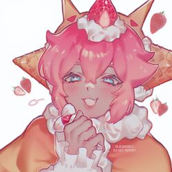strawberry crepe cookie from cookie run