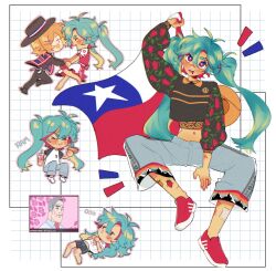 hatsune miku from vocaloid