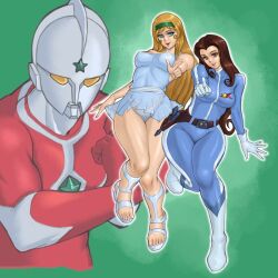 hoshikawa mutsumi from the ultraman (anime) by zen and retro