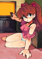 souryuu asuka langley from neon genesis evangelion by wamudraws