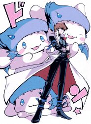 blue-eyes white dragon from fuwa fuwa cinnamoroll