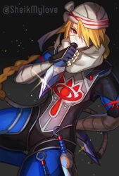 sheik from the legend of zelda by yasaikakiage
