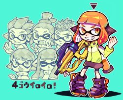 agent 4 (splatoon) from splatoon (series) by teijiro