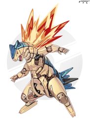 typhlosion from pokemon by lordyanyu