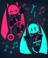 hatsune miku from vocaloid by takawoyu