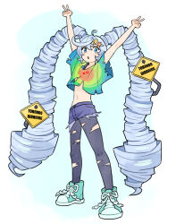 hatsune miku from vocaloid by doodlelotl