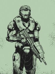 master chief fan art