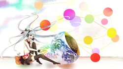 hatsune miku from tell your world (vocaloid) by shiroi neko