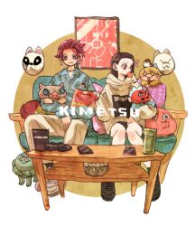 agatsuma zenitsu from kimetsu no yaiba by takeuchi ryousuke