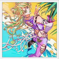 kujo jolyne from jojo no kimyou na bouken