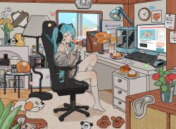 hatsune miku from vocaloid