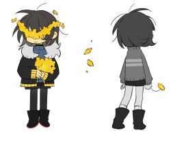 core frisk from flowerfell by nuobeiyhengaoxingrenshini