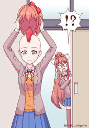 monika (doki doki literature club) from doki doki literature club