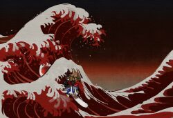 toutetsu yuuma from kanagawa okinami ura by zhixie jiaobu