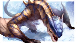 tigrex from monster hunter (series) by shiburingaru