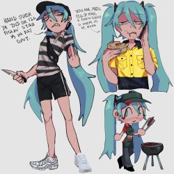 hatsune miku from vocaloid
