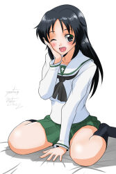yamagou ayumi from girls und panzer by matsui yasutsugu