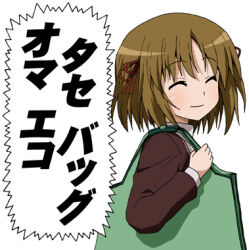 kuzaki rinko from omamori himari by maso (ascii art)