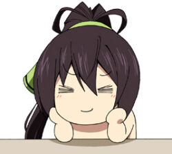 moppy (infinite stratos) from infinite stratos by maso (ascii art)