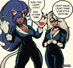 black cat (marvel) from darkstalkers