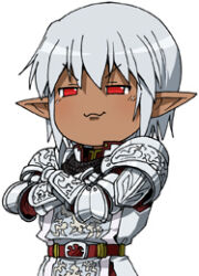 buront from final fantasy by maso (ascii art)