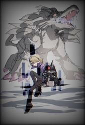 gabumon (black) from digimon