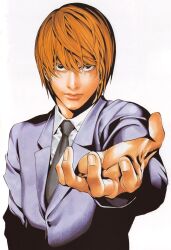 yagami light from death note by obata takeshi