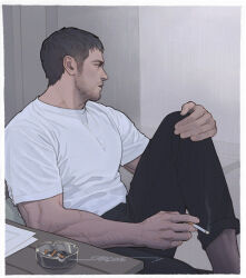 chris redfield from resident evil by sardine (kjr0313)
