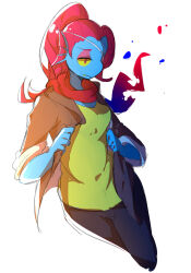 undyne from undertale by tsukimei99