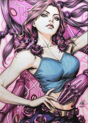 hirose yasuho from jojolion by stanley lau