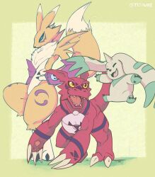 guilmon from digimon by tidywire