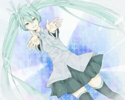 hatsune miku from vocaloid by misono